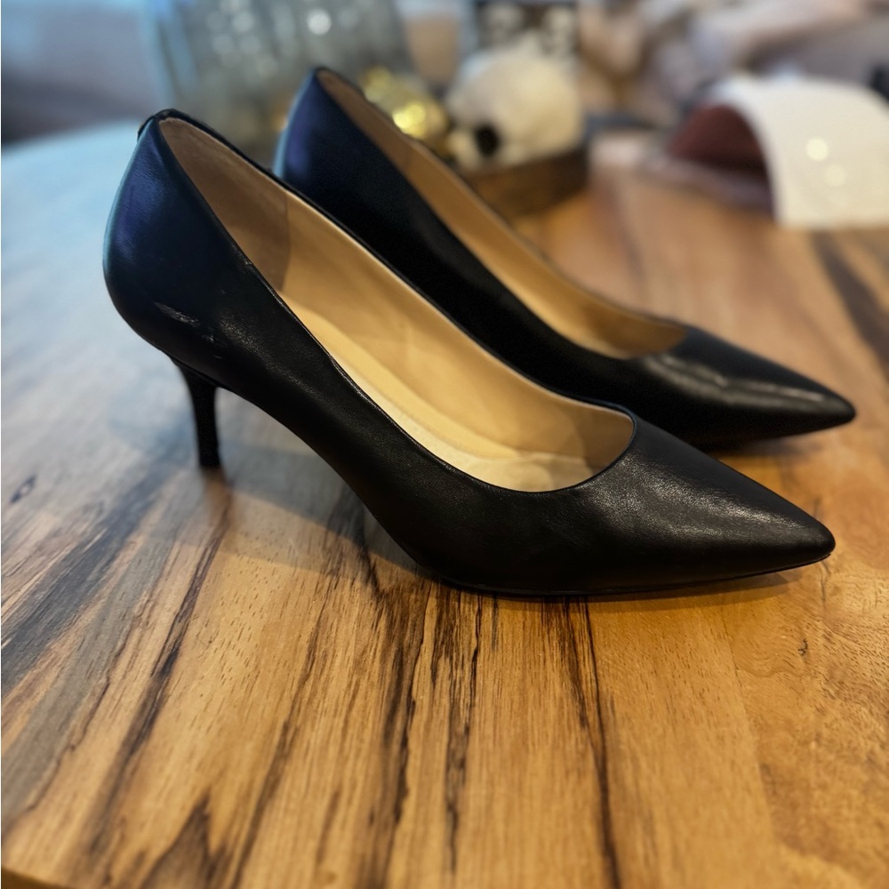 Cole Haan Black Leather Heels